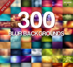300张高清的模糊背景图片：300 Blur Backgrounds